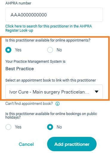 Adding, Editing and Deleting Practitioners - 5