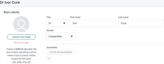 Adding, Editing and Deleting Practitioners - 9