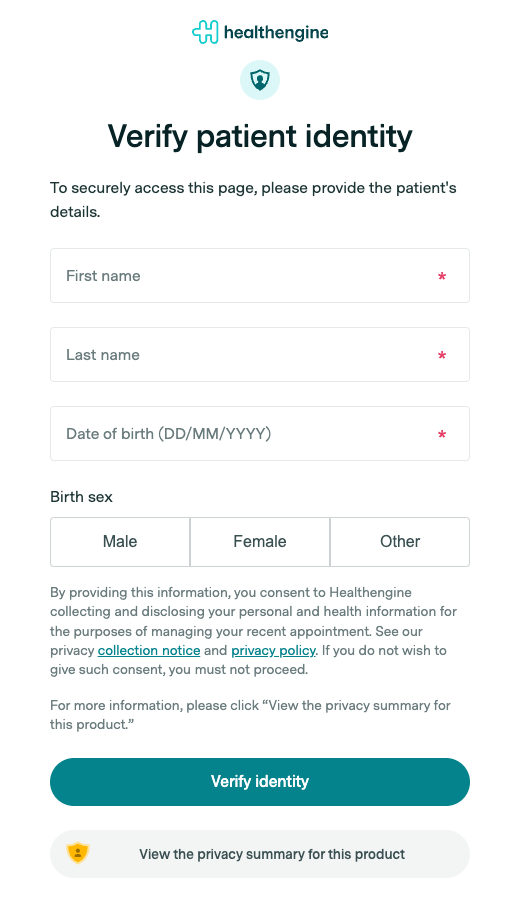 Bulk bill consent - Request to approve bulk billing for your appointment - 2