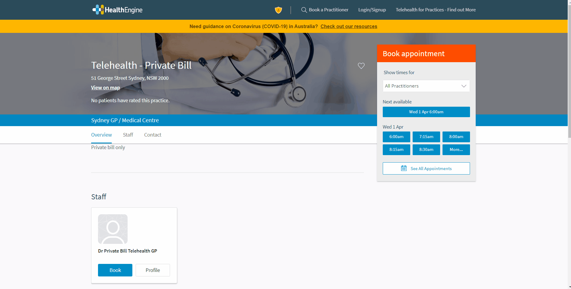 FAQ- Launching Telehealth for Practices on Healthengine - 2