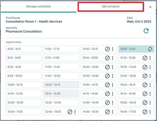 How to Manage Standard Availability in Calendar (Non-Integrated Practice) - 18