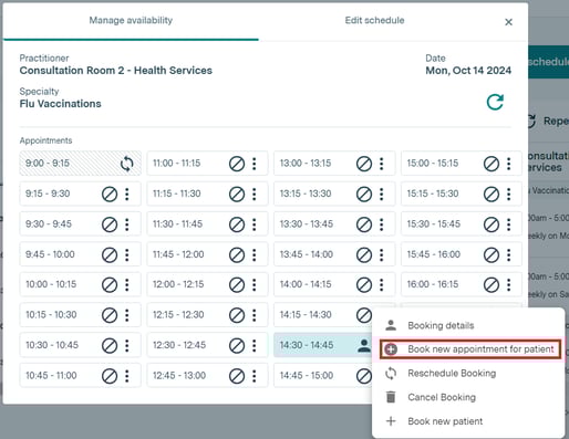 Managing Patient Bookings (Pharmacy) - 29