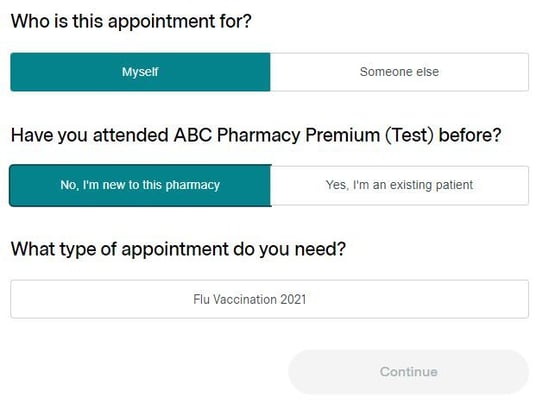Managing Patient Bookings (Pharmacy) - 5